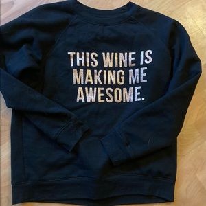 Crewneck sweatshirt for any wine lover out there!